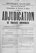 Documents d'adjudication. © Région Bourgogne-Franche-Comté, Inventaire du patrimoine