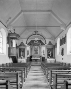 Vue de la nef. © Région Bourgogne-Franche-Comté, Inventaire du patrimoine