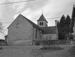 Extérieur : le chevet. © Région Bourgogne-Franche-Comté, Inventaire du patrimoine
