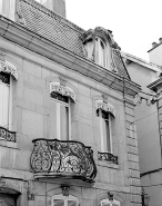 Façade antérieure, balcon. © Région Bourgogne-Franche-Comté, Inventaire du patrimoine