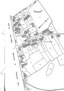 Plan avec la position des fermes repérées et sélectionnées. © Région Bourgogne-Franche-Comté, Inventaire du patrimoine