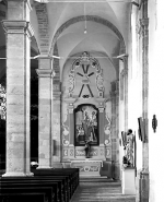 Vue d'ensemble de l'autel-retable latéral droit. © Région Bourgogne-Franche-Comté, Inventaire du patrimoine