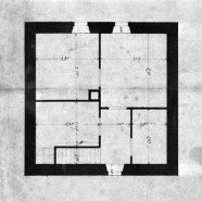 Plan de l'étage. © Région Bourgogne-Franche-Comté, Inventaire du patrimoine