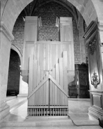 Revers de l'instrument, vue générale de face. © Région Bourgogne-Franche-Comté, Inventaire du patrimoine