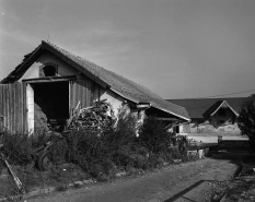 Les parties agricoles : détail du fenil de trois quarts droit. © Région Bourgogne-Franche-Comté, Inventaire du patrimoine
