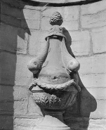 Détail de la borne. © Région Bourgogne-Franche-Comté, Inventaire du patrimoine