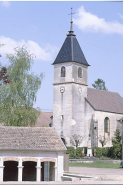 Façade antérieure dans le prolongement du lavoir. © Région Bourgogne-Franche-Comté, Inventaire du patrimoine