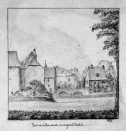 Pont de la Rouchotte vu du Grand Jardin, 1804. © Région Bourgogne-Franche-Comté, Inventaire du patrimoine Pont de la Rouchotte vu du Grand Jardin, 1804. © Région Bourgogne-Franche-Comté, Inventaire du patrimoine