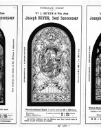 Publicité. Vitrail : Annonciation. © Région Bourgogne-Franche-Comté, Inventaire du Patrimoine