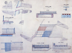 Projet de reconstruction en métal, 1873. © Région Bourgogne-Franche-Comté, Inventaire du patrimoine Projet de reconstruction en métal, 1873. © Région Bourgogne-Franche-Comté, Inventaire du patrimoine