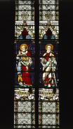 Baie 1 : saint Pierre et saint Paul. © Région Bourgogne-Franche-Comté, Inventaire du patrimoine