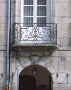 Le balcon. © Région Bourgogne-Franche-Comté, Inventaire du patrimoine