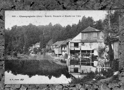 Champagnole (Jura) - Scierie, Tannerie et Moulin sur l'Ain. © Région Bourgogne-Franche-Comté, Inventaire du patrimoine