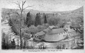 Champagnole (Jura) - Les Forges sur l'Ain. © Région Bourgogne-Franche-Comté, Inventaire du patrimoine