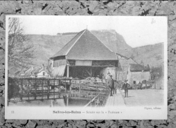 Salins-les-Bains - Scierie sur la 