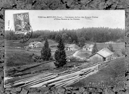 Vers-les-Moulins (Jura). - Commune du Lac des Rouges Truites. L'Usine Bouvet et les Fermes. © Région Bourgogne-Franche-Comté, Inventaire du patrimoine