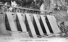 Saut-Mortier. - Nouveau Barrage. © Région Bourgogne-Franche-Comté, Inventaire du patrimoine