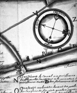 Détail du plan général de 1769 : le moulin. © Région Bourgogne-Franche-Comté, Inventaire du patrimoine