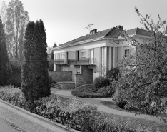 Maison d'ingénieurs de type 5F, 5, 7 rue Gay-Lussac, vue depuis la rue. © Région Bourgogne-Franche-Comté, Inventaire du patrimoine