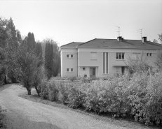 Maison d'ingénieurs de type 5E, 5 rue Rouget de Lisle-22 avenue Albert 1er, façade du 22 avenue Albert 1er. © Région Bourgogne-Franche-Comté, Inventaire du patrimoine