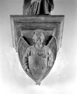 Console de gauche, vue de face. © Région Bourgogne-Franche-Comté, Inventaire du patrimoine