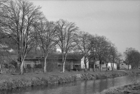 Etable, atelier de fabrication et bureau, depuis le sud. © Région Bourgogne-Franche-Comté, Inventaire du patrimoine