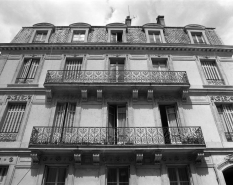 Façade antérieure à partir du premier étage, de face. © Région Bourgogne-Franche-Comté, Inventaire du patrimoine