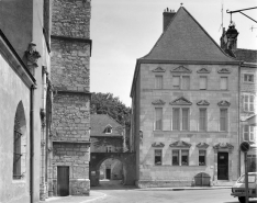 Maison du 16e siècle (reconstruite après 1941), 12 rue de l'Eglise : vue d'ensemble. © Région Bourgogne-Franche-Comté, Inventaire du patrimoine