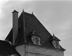Détail de la toiture. © Région Bourgogne-Franche-Comté, Inventaire du patrimoine