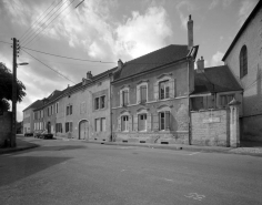 Façade sur rue : partie gauche. © Région Bourgogne-Franche-Comté, Inventaire du patrimoine