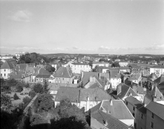 Vue du quartier de l'hôpital depuis la ville haute. © Région Bourgogne-Franche-Comté, Inventaire du patrimoine