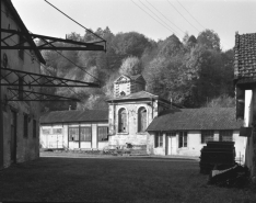 Site du haut fourneau : bâtiment de la machine à vapeur. © Région Bourgogne-Franche-Comté, Inventaire du patrimoine