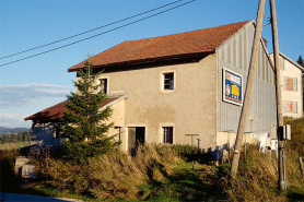 Façade postérieure de la fromagerie du village de Prémanon. © Région Bourgogne-Franche-Comté, Inventaire du patrimoine