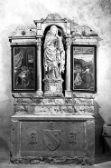 Autel latéral sud, dédié à sainte Marie Madeleine, vue d'ensemble. © Région Bourgogne-Franche-Comté, Inventaire du patrimoine