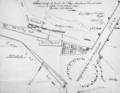 Plan relatif à la demande du Sr Philippe Muneret meunier demeurant à Dôle. © Région Bourgogne-Franche-Comté, Inventaire du patrimoine