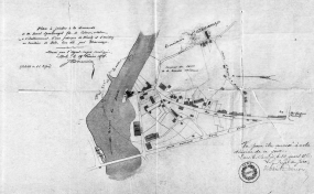 Plan à joindre à la demande de M. Daniel Spoettnagel fils [...] plan de situation. © Région Bourgogne-Franche-Comté, Inventaire du patrimoine