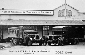 Agence Générale de Transports Routiers. Georges Pitre, 5, rue de Cussey 5. Dole (Jura). © Région Bourgogne-Franche-Comté, Inventaire du patrimoine