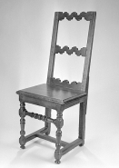 Vue générale d'une chaise. © Région Bourgogne-Franche-Comté, Inventaire du patrimoine