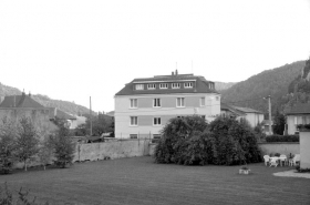 Façade latérale droite du bureau. © Région Bourgogne-Franche-Comté, Inventaire du patrimoine