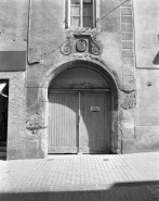Maison (ni repérée, ni sélectionnée), Grande rue : détail de la porte cochère. © Région Bourgogne-Franche-Comté, Inventaire du patrimoine