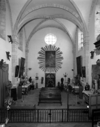 Chapelle : intérieur, nef depuis le choeur. © Région Bourgogne-Franche-Comté, Inventaire du patrimoine