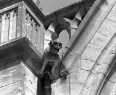 Porche : détail d'une gargouille. © Région Bourgogne-Franche-Comté, Inventaire du patrimoine