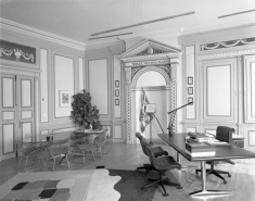 Intérieur : vue d'ensemble du bureau du maire. © Région Bourgogne-Franche-Comté, Inventaire du patrimoine