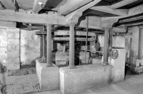 Beffroi du moulin (rez-de-chaussée). © Région Bourgogne-Franche-Comté, Inventaire du patrimoine