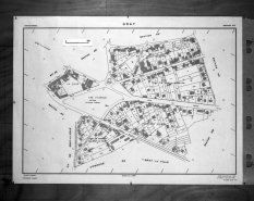 Plan cadastral. 1966, section AY, échelle 1:1000. © Région Bourgogne-Franche-Comté, Inventaire du patrimoine