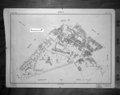 Plan cadastral. 1986, section AC, échelle 1:1000. © Région Bourgogne-Franche-Comté, Inventaire du patrimoine