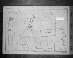 Plan cadastral. 1966, section AV, échelle 1:1000. © Région Bourgogne-Franche-Comté, Inventaire du patrimoine