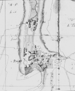 Plan d'ensemble des forges et haut fourneau de Baignes. © Région Bourgogne-Franche-Comté, Inventaire du patrimoine