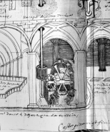 Noria pour l'élévation des eaux douces au puits à Gré. © Région Bourgogne-Franche-Comté, Inventaire du patrimoine