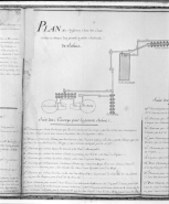 Plan des Différents Cours des Eaux salées et douces [... : détail de la partie droite du dessin]. © Région Bourgogne-Franche-Comté, Inventaire du patrimoine